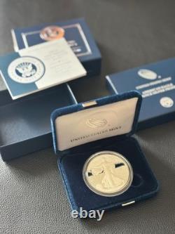 2025 S Silver Eagle $1 US NAVY Privy 250th Anniversary US Mint Box Coin