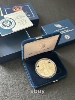 2025 S Silver Eagle $1 US NAVY Privy 250th Anniversary US Mint Box Coin
