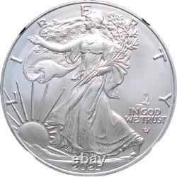 2025 Silver Eagle (Soaring Eagle Privy Mark) NGC MS70 Black Label 1 of 250