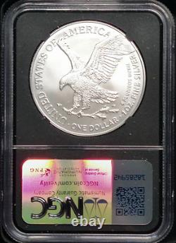 2025 Silver Eagle (Soaring Eagle Privy Mark) NGC MS70 Black Label 1 of 250