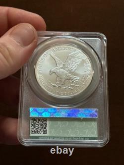 2025 US Silver Eagle Dollar $1 First Delivery Perfect MS70 CAC rated 023b