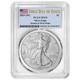 2025 (w) $1 American Silver Eagle Pcgs Ms70 Fdoi Flag Label