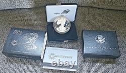2025-W Lazer Engraved Proof 1 oz. Silver Eagle Only 100K Minted OGP