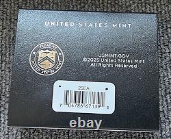 2025-W Lazer Engraved Proof 1 oz. Silver Eagle Only 100K Minted OGP