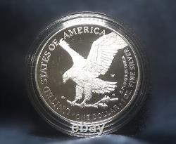 2025-W Proof $1 American Silver Eagle Army Privy 250th Anniversary Box, OGP