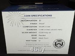 2025-W Proof American Silver Eagle Congratulations Set 1 oz. 999 Silver COA OGP