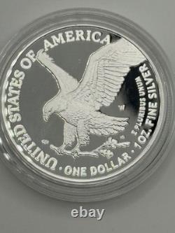 2025-W Proof American Silver Eagle Congratulations Set 1 oz. 999 Silver COA OGP