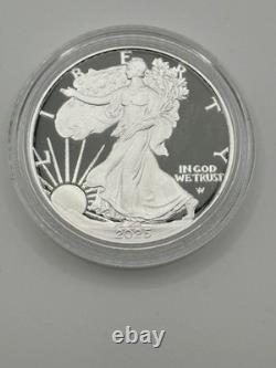 2025-W Proof American Silver Eagle Congratulations Set 1 oz. 999 Silver COA OGP