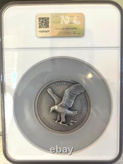 2025 X-MINT Coming To Life 5 Oz SILVER EAGLE NGC MS70 Antiqued AR GAUDIOSO