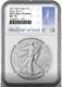 2025 P Silver Eagle With Eagle Privy Ngc Ms70 First Day Of Issue 1st Presale