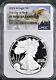 2025 W Proof Silver Eagle Ngc Pf 70 Uc First Day Of Issue Mtn Label In Hand