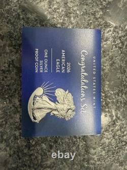 2026 P Congratulations Set American Eagle 1oz Silver Proof Coin 26RF IN HAND