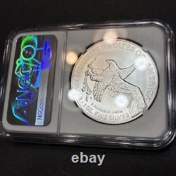 2026 Silver Eagle With 250 Official Mint Logo By NGC MS 70 250th Anniversary