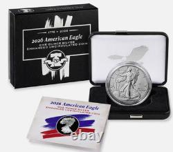 2026 US Mint Sealed Unopened Eagle Silver Enhanced Uncirculated 26EG OGP COA
