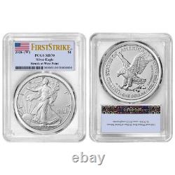 2026 (W) $1 1-oz American Silver Eagle PCGS MS70 FS Flag Label