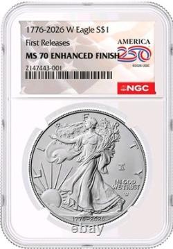 2026 W Enhanced Uncirculated Silver Eagle MS70 FR PRESALE