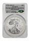 2026 W (ms70) Enhanced Uncirculated American Silver Eagle $1 Ase Cac Graded Bell