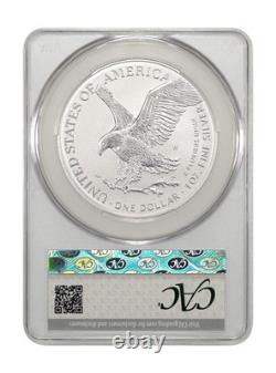 2026 W (MS70) Enhanced Uncirculated American Silver Eagle $1 ASE CAC Graded Bell