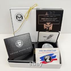 2026 W (MS70) Enhanced Uncirculated American Silver Eagle $1 ASE CAC Graded Bell