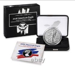 2026-W Silver American Eagle Enhanced Uncirculated Coin Sold Out New PRESALE