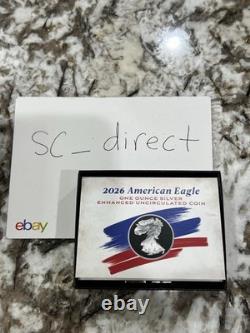 2026-W Silver American Eagle Enhanced Uncirculated Coin Sold Out New PRESALE