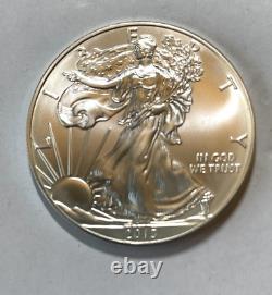 20 2013 American Silver Eagle $1 Coins UNC in US Mint Tube One Troy Oz. 999 Fine