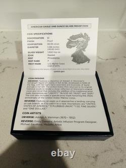 250th Anniversary US Marine Corps American Eagle One Ounce Silver Proof Coin