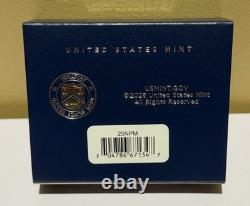 250th Anniversary US Navy American Eagle One Ounce Silver Proof Coin In Hand