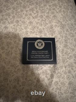 250th Anniversary United States Army American Eagle One Ounce Silver proof 25Apm