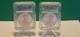 (2) 2015p Silver Eagles Limited Emergency Run Graded Bu & Ms69 79,640 Minted