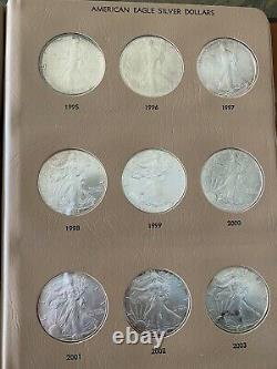 36 Coin Complete Set Silver American Eagle S In Dansco United States Dollars Gem