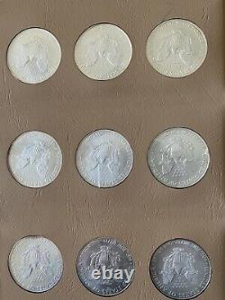 36 Coin Complete Set Silver American Eagle S In Dansco United States Dollars Gem