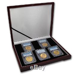5-Coin $20 Liberty Gold Dble Eagle Set MS-62 PCGS (1800s P-Mint) SKU #68121