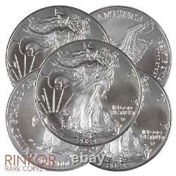 (5 Coins) 2024 1oz. 999 $1 American Silver Eagle BU