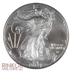 (5 Coins) 2024 1oz. 999 $1 American Silver Eagle BU