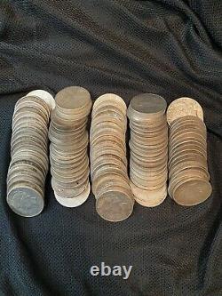5 Rolls 100 Coins $1 1922-1935 PEACE US Silver Dollars Eagle 90% Bulk Lot