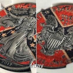 #8 RARE USA 1 oz History Event American SILVER EAGLE $1 Walking Liberty 2017 AF