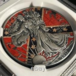 #8 RARE USA 1 oz History Event American SILVER EAGLE $1 Walking Liberty 2017 AF
