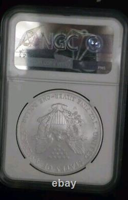 AMERICAN SILVER EAGLES 2007W, 2008W, 2011,2021S Mixed Lot Graded MS70 MS69
