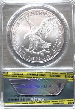 AMERICAN SILVER EAGLE HEIST JANUARY 14, 2026 1oz SILVER FIRST STRIKE ANACS MS70