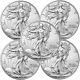 A Lot Of 5 2022 American Eagle Coins 1 Oz. 999 Fine Silver Bu Uncirculated