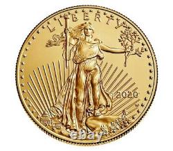 American Eagle 2020 One Ounce Gold Coin Uncirculated Only 7K minted