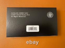 American Eagle 2021 One Ounce Silver Reverse Proof Two-Coin Set