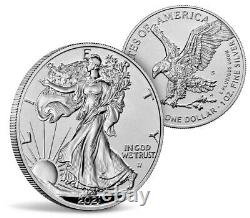 American Eagle 2021 One Ounce Silver Reverse Proof Two-Coin Set LOT OF 2