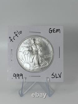 American Eagle Silver Coin Silver Eagle Philadelphia Mint 2001 #48