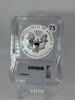 American Eagle Silver Dollar Coin 2011 Philadelphia ICG PR69 Reverse Proof #75