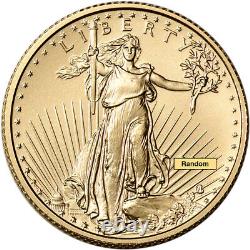 American Gold Eagle (1/4 oz) $10 BU Random Date