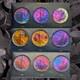 American Silver Eagle Collection 1986 2003 Monster Rainbow Toning 18 Coin Lot