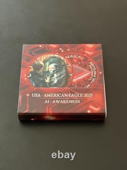 Artificial Intelligence Awareness American Eagle Silver Coin USA Germania Mint