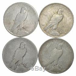 Bulk Lot CULL (20) 1922-1925 Peace Silver $1 Dollar 90% Eagle Collection Roll